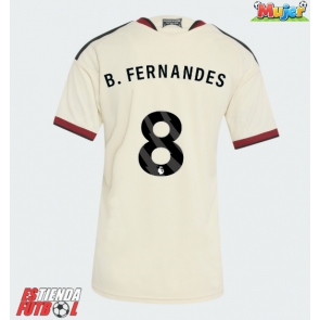 Manchester United Bruno Fernandes #8 Tercera Equipación Mujer 2026-27 Manga Corta